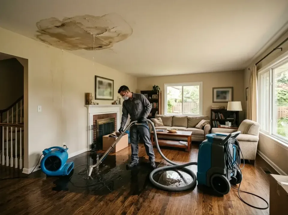 attic-pipe-burst-ceiling-drip-008 — frequently asked questions, Water Damage Restoration & Carpet Care in Kaukauna, WI
